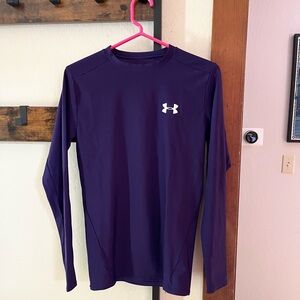 Under Armour Purple Long Sleeve Athletic Top.